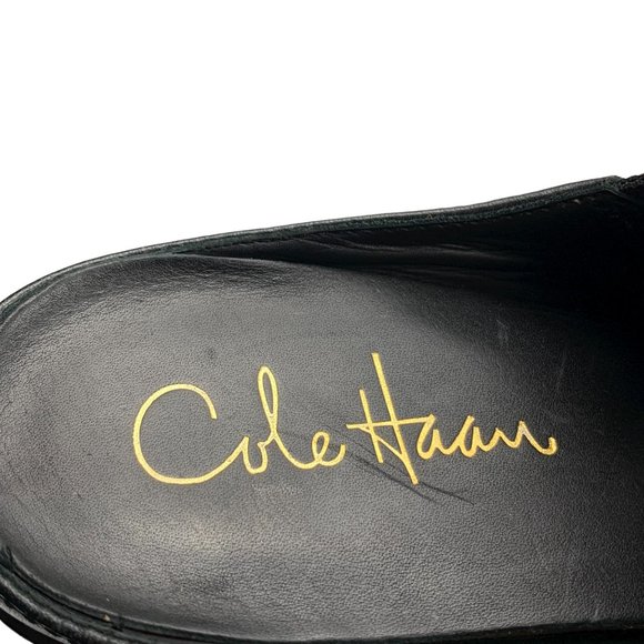 COLE HAAN Shelly D32475 Leather Buckle Mule Clogs‎ - Picture 2 of 13